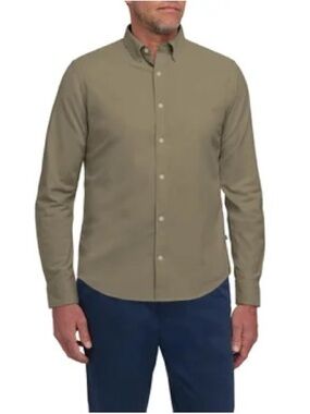 Nautica Men's Stretch Button-Up Shirt